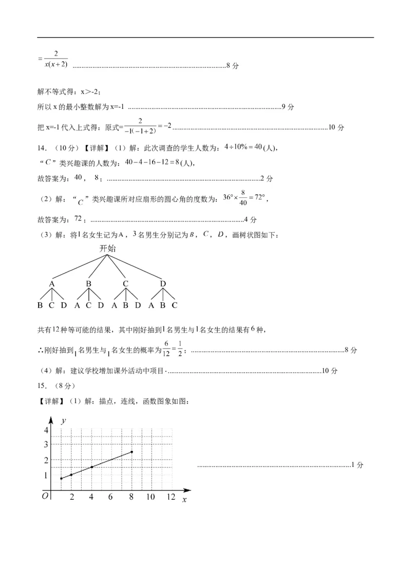 数学（内蒙古卷）（参考答案及评分标准）_中考复习资料_语数英物化_2数学中考复习_赠送：2025中考模拟题_2025年数学押题预测_数学（内蒙古卷，2025新题型）-2025年中考押题预测卷