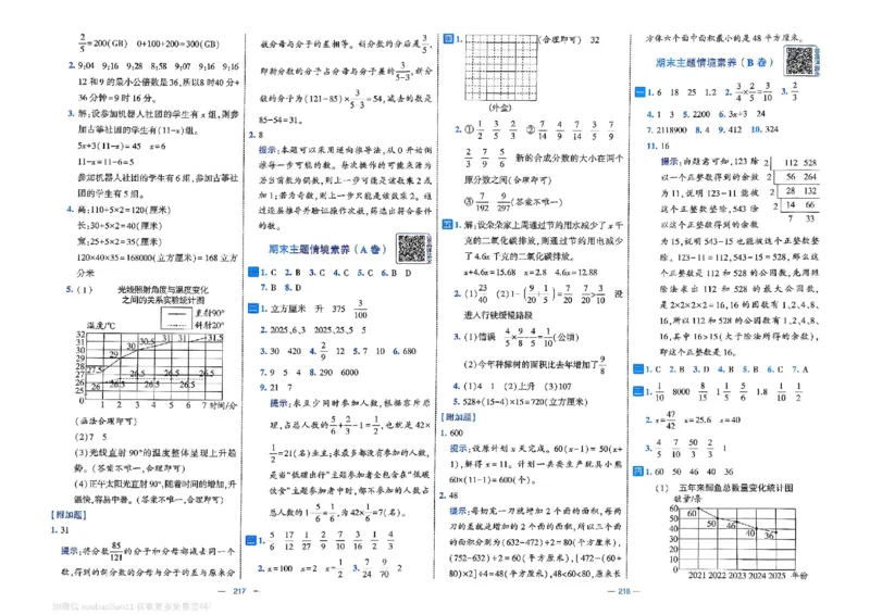 5下数学SJ学霸提优大试卷_2026春小学教辅大合集_9-26春《经纶学霸》系列_26春《学霸提优大试卷》系列_26春《学霸提优大试卷》苏教版数学1-6下