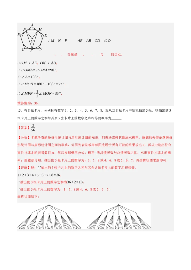 数学（浙江卷）（全解全析）_中考复习资料_语数英物化_2数学中考复习_赠送：2025中考模拟题_2025年数学二模_数学（浙江卷01）-2025年中考第二次全真模拟题