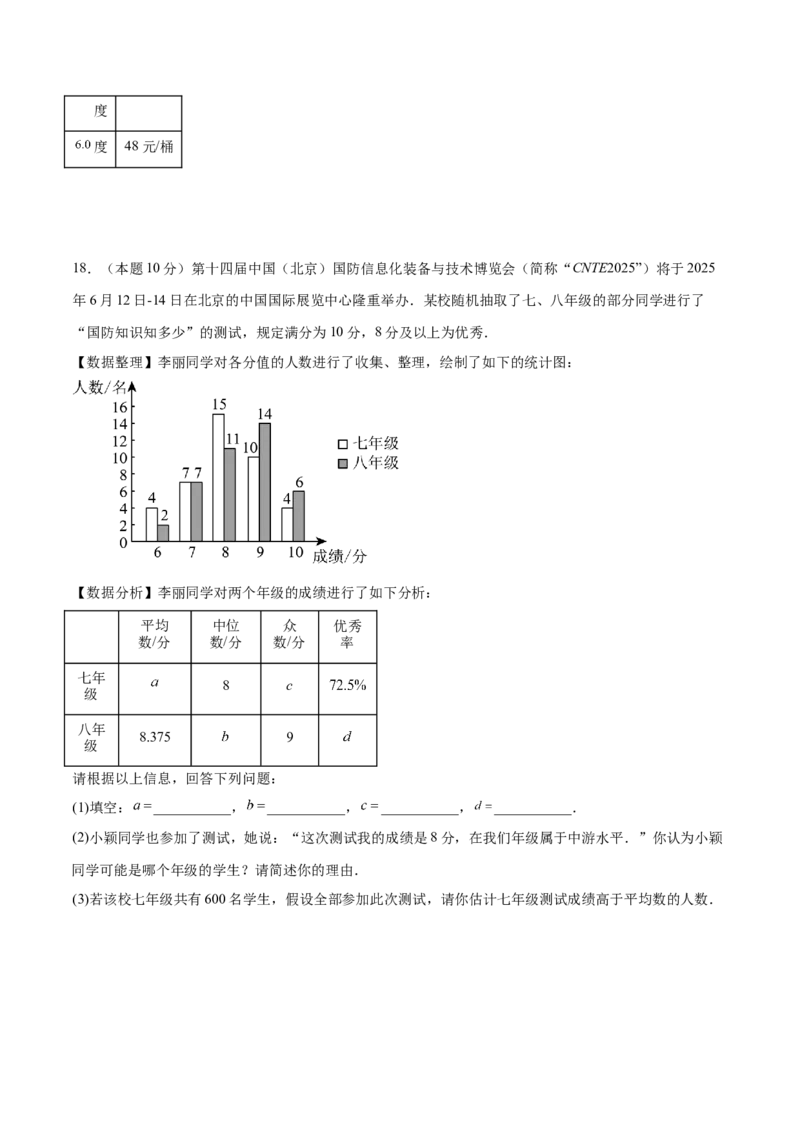 数学（考试版）_中考复习资料_语数英物化_2数学中考复习_赠送：2025中考模拟题_2025年数学押题预测_数学（山西卷）-2025年中考押题预测卷