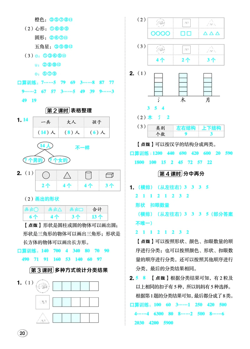 26春典中点二年级数学下（JJ版）答案_2026春小学教辅大合集_6-26春《典中点》系列_26春《典中点》数学冀教版下册_《典中点》冀教版小学数学二年级下册（26春）