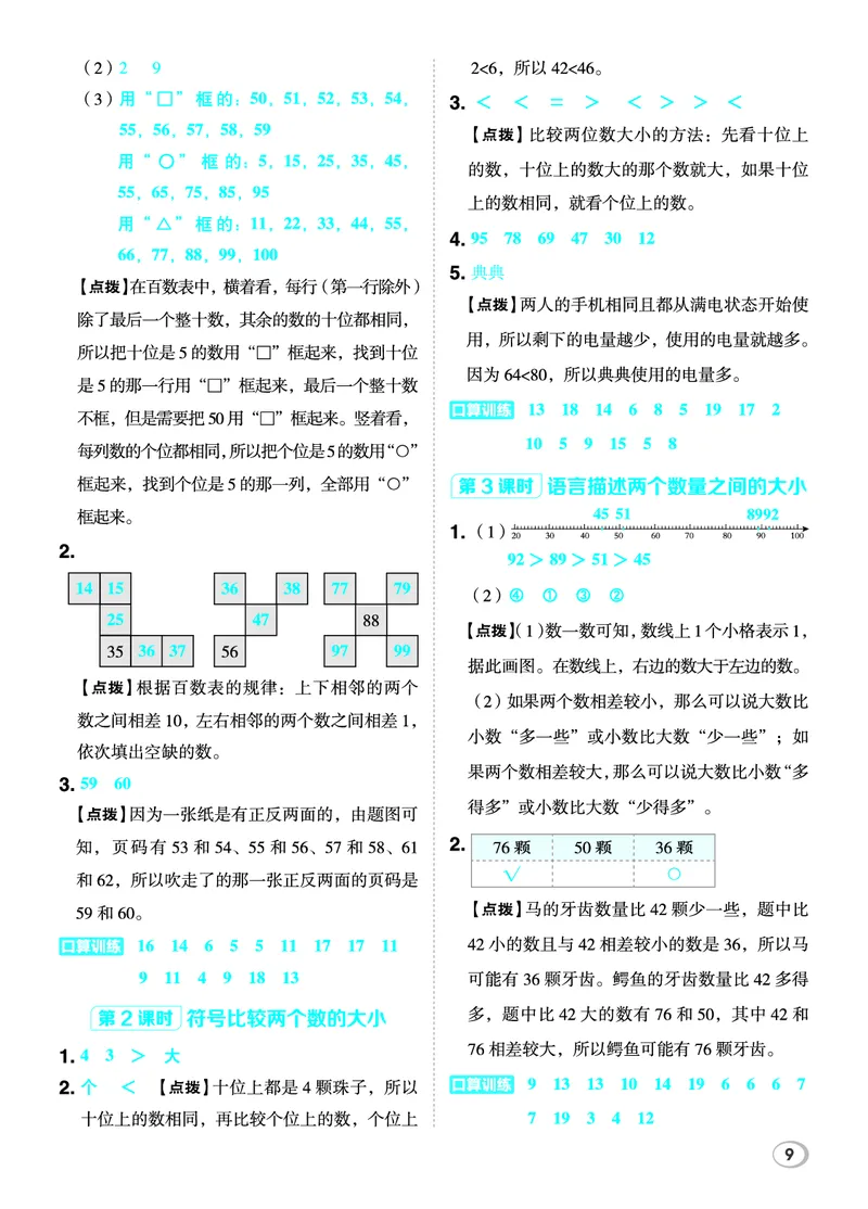 26春典中点一年级数学下（R版）F专版答案_2026春小学教辅大合集_6-26春《典中点》系列_26春《典中点》数学人教版（完整版）_26春典中点一年级数学下（R版）