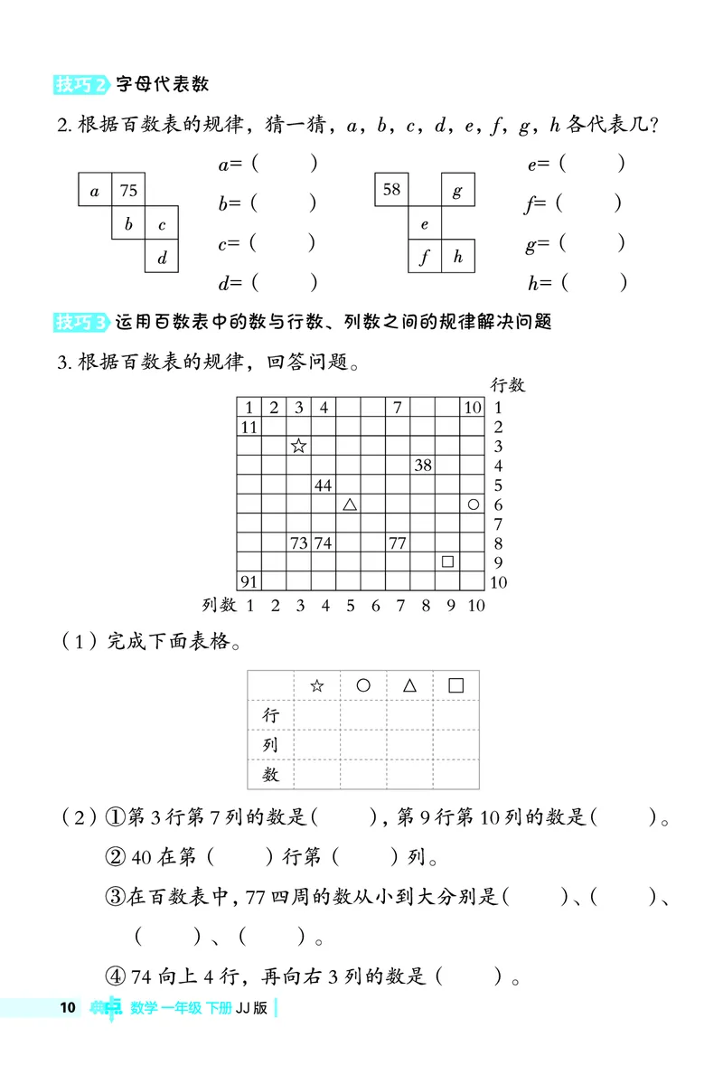 26春典中点一年级数学下（JJ版）极速提分法0_2026春小学教辅大合集_6-26春《典中点》系列_26春《典中点》数学冀教版下册_《典中点》冀教版小学数学一年级下册（26春）