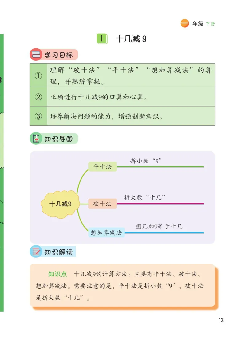 博小优课堂笔记一年级下册数学_小学《课堂笔记》数学语文英语1-6年级下册_小学数学《课堂笔记》1-6年级下册（26春）