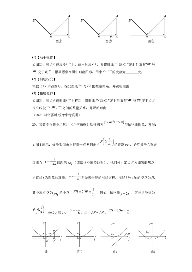 模块四题型全通关专题3解答型题型第5讲探究题2024年中考数学二轮专题复习训练（含解析）_中考复习资料_语数英物化_2数学中考复习_2024年中考复习资料_二轮复习