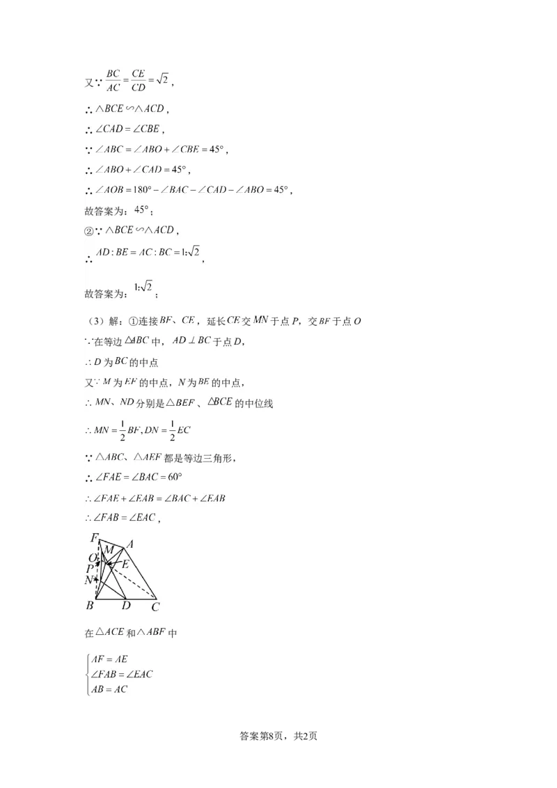 模块四题型全通关专题3解答型题型第5讲探究题2024年中考数学二轮专题复习训练（含解析）_中考复习资料_语数英物化_2数学中考复习_2024年中考复习资料_二轮复习