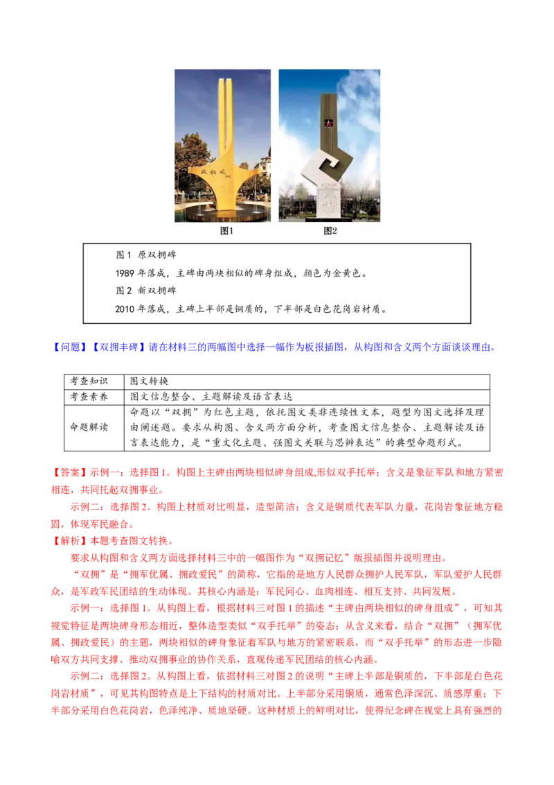 第02讲图文转换（复习讲义）（解析版）_中考复习资料_语数英物化_1语文中考复习_2026年中考复习（更新中）_2026年中考语文一轮复习讲练测（全国通用）