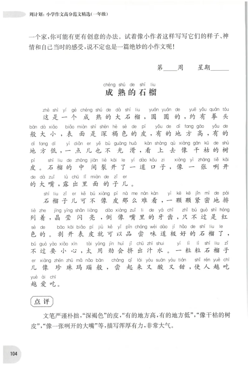 周计划-小学作文高分范文精选(1年级)_2026春小学教辅大合集_10-26春《周计划》小学语数英系列_周计划-小学作文高分范文精选(1-6年级)
