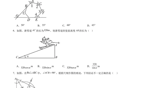 数学（长春卷）（考试版）_中考复习资料_语数英物化_2数学中考复习_赠送：2025中考模拟题_2025年数学二模_数学（长春卷）-2025年中考第二次全真模拟题