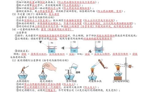 知识清单九年级化学（上册）同步必备单元知识清单（人教版）_中考复习资料_语数英物化_5化学中考复习_2024年中考复习资料_一轮复习资料