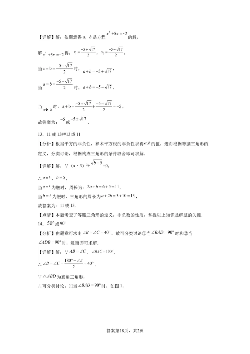 模块三思想全把握专题5分类思想2024年中考数学二轮专题复习训练（含解析）_中考复习资料_语数英物化_2数学中考复习_2024年中考复习资料_二轮复习