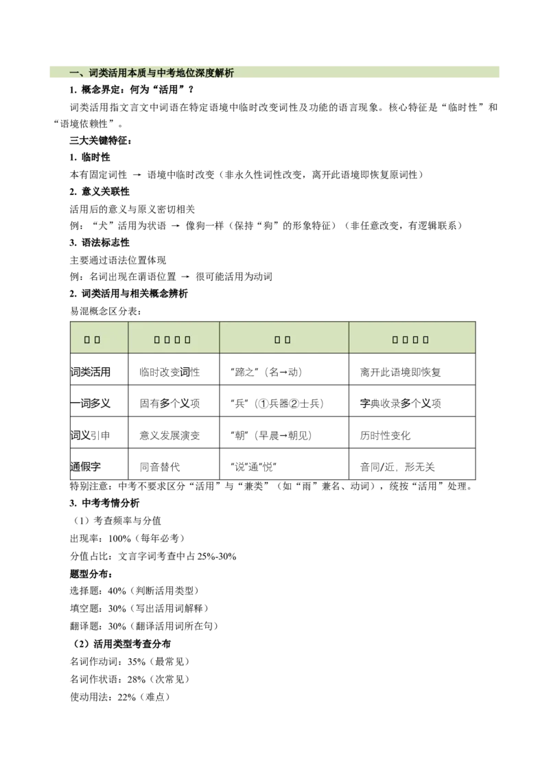 第01讲文言字词・释义积累（复习讲义）（全国通用）（解析版）_中考复习资料_语数英物化_1语文中考复习_2026年中考复习（更新中）_2026年中考语文一轮复习讲练测（全国通用）