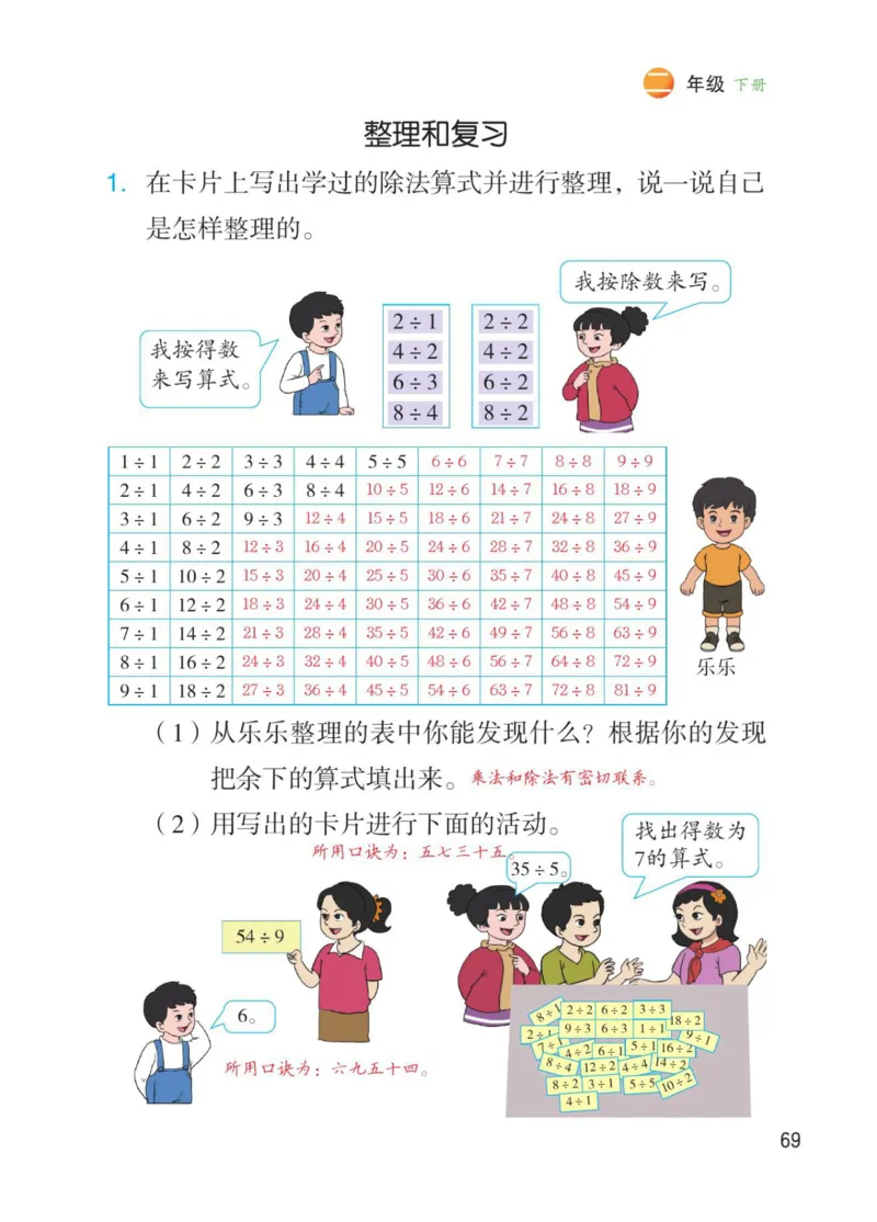 博小优课堂笔记二年级下册数学_2026春小学教辅大合集_3-26春《课堂笔记》系列_26春数学《课堂笔记》
