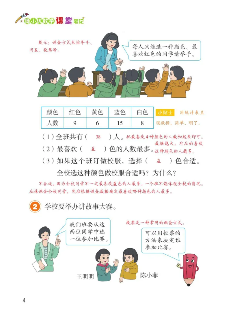 博小优课堂笔记二年级下册数学_2026春小学教辅大合集_3-26春《课堂笔记》系列_26春数学《课堂笔记》