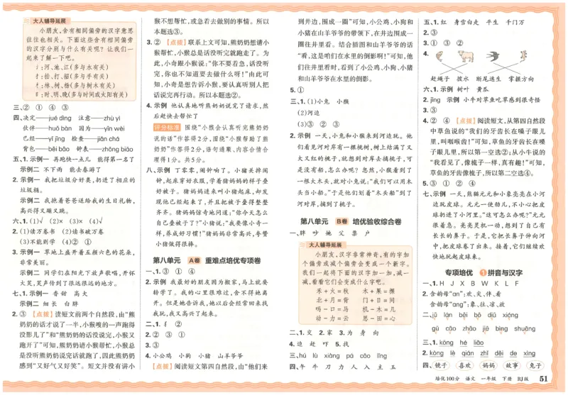 一下语文王朝霞培优100分_2026春小学教辅大合集_8-26春《王朝霞》系列_04.2026春WZX培Y100分数学语文人教1-6年级下册_语文《王朝霞培优100分》26春