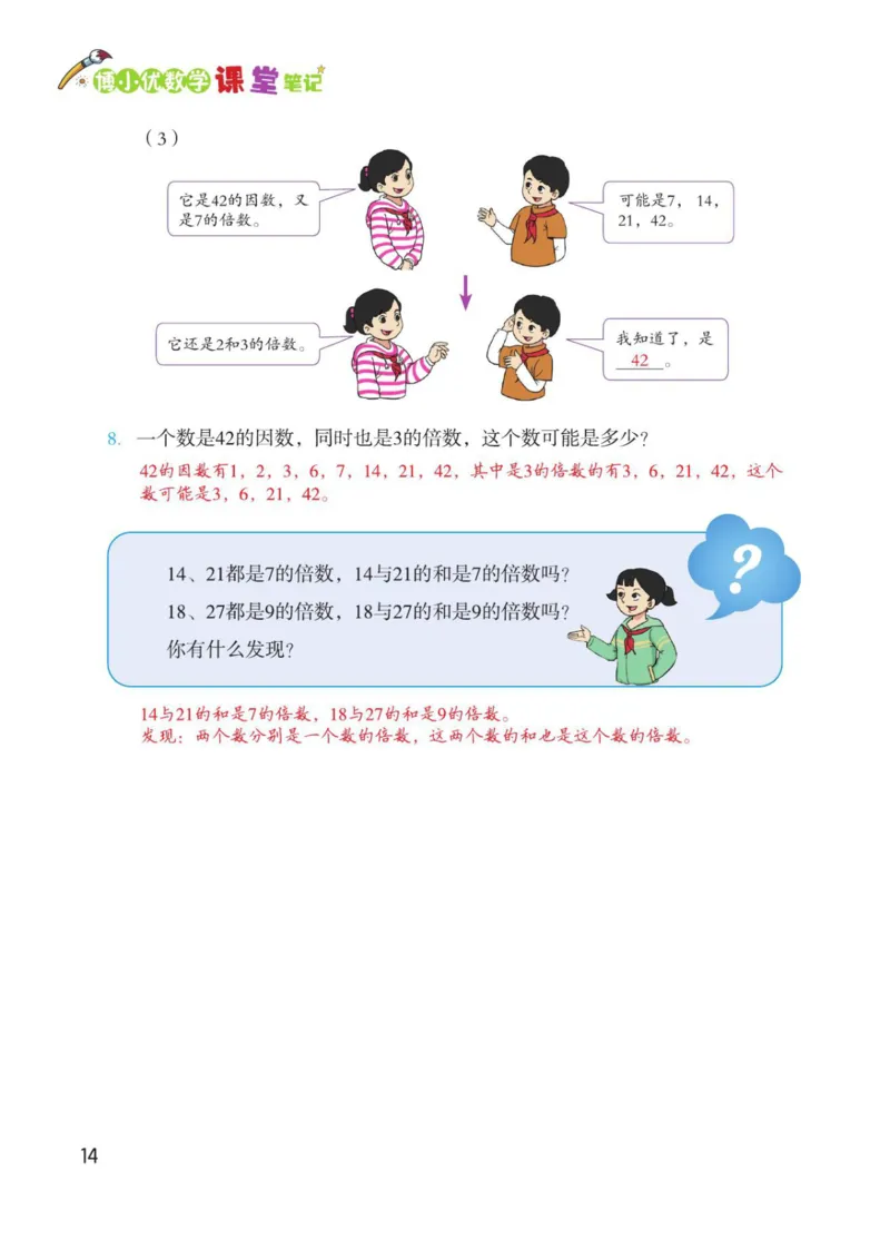 博小优课堂笔记五年级下册数学_2026春小学教辅大合集_3-26春《课堂笔记》系列_26春数学《课堂笔记》