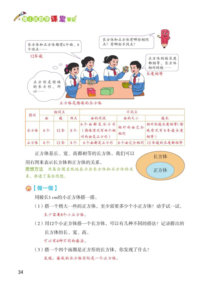 博小优课堂笔记五年级下册数学_2026春小学教辅大合集_3-26春《课堂笔记》系列_26春数学《课堂笔记》