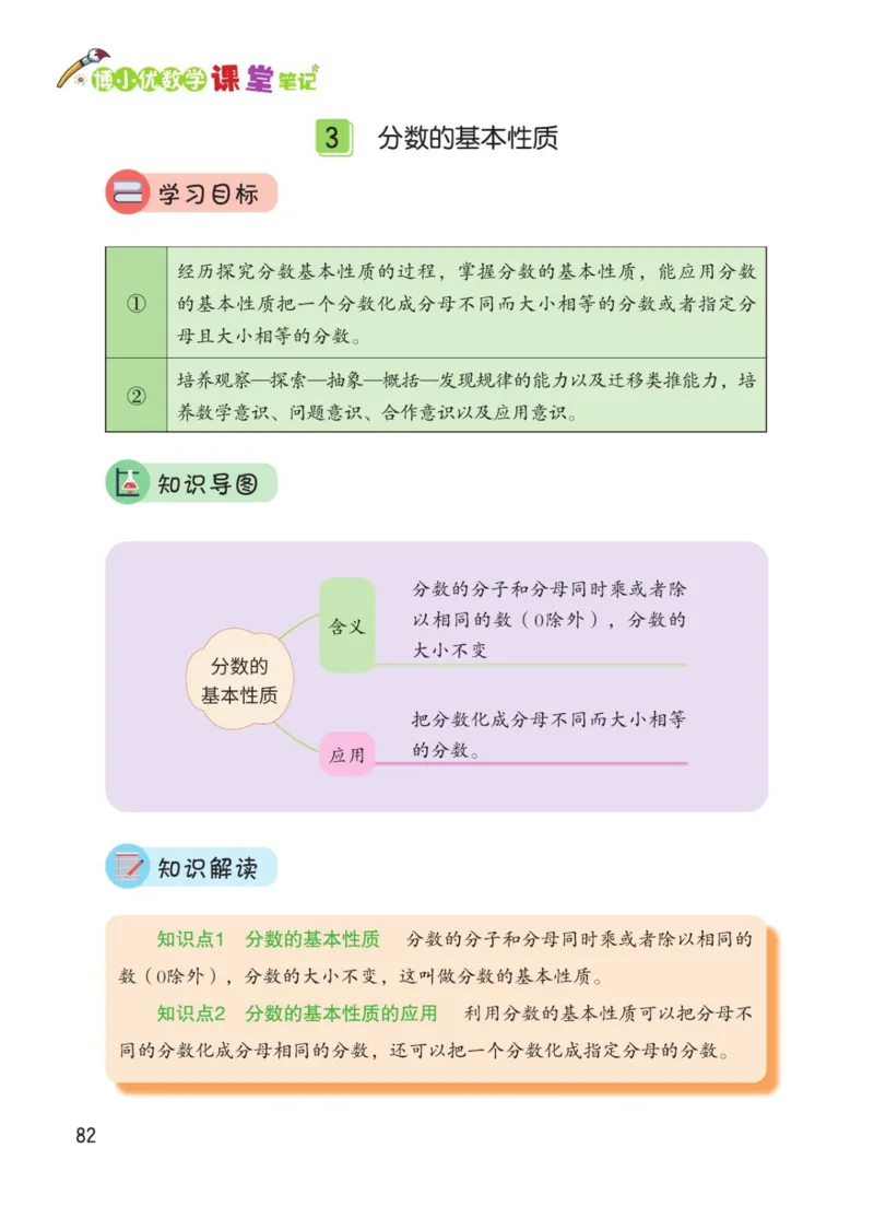 博小优课堂笔记五年级下册数学_2026春小学教辅大合集_3-26春《课堂笔记》系列_26春数学《课堂笔记》