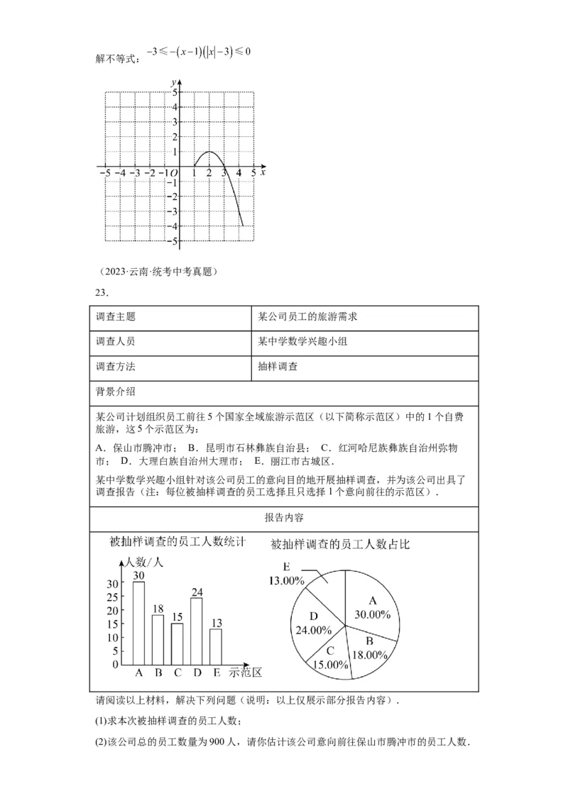 模块一中考新动向专题6展望未来2024年中考二轮专题复习训练（含解析）_中考复习资料_语数英物化_2数学中考复习_2024年中考复习资料_二轮复习