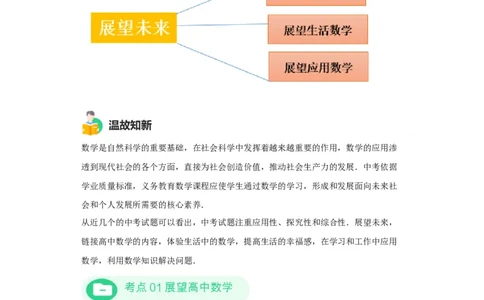 模块一中考新动向专题6展望未来2024年中考二轮专题复习训练（含解析）_中考复习资料_语数英物化_2数学中考复习_2024年中考复习资料_二轮复习