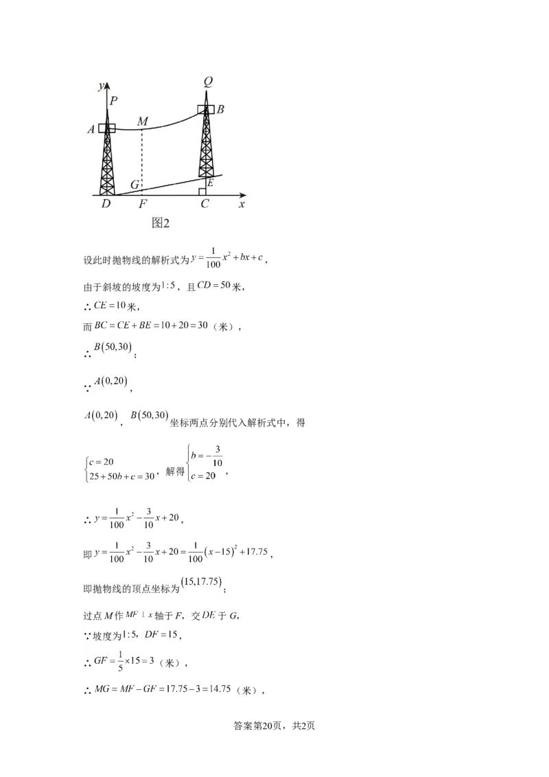 模块二知识全整合专题3函数及其图像第9讲二次函数的实际应用（含解析）2024年中考数学二轮专题复习训练_中考复习资料_语数英物化_2数学中考复习_2024年中考复习资料_二轮复习