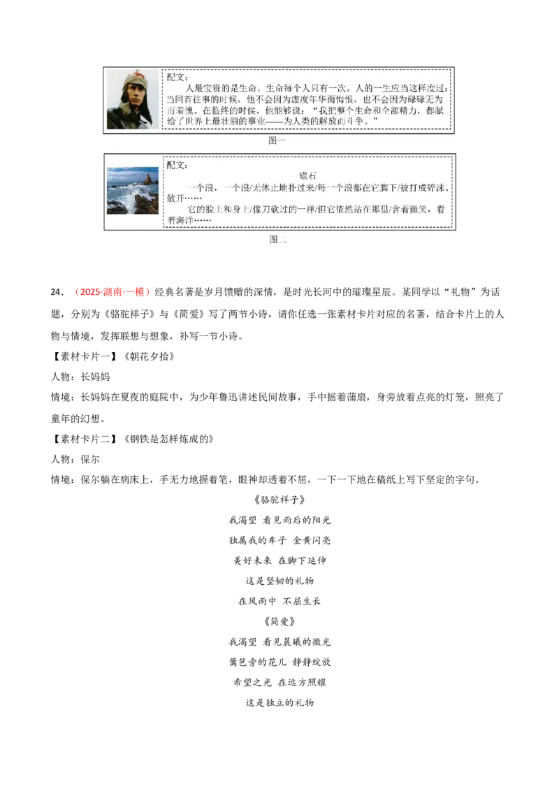 第04讲《钢铁是怎样炼成的》整本书阅读(练习）（原卷版）_中考复习资料_语数英物化_1语文中考复习_2026年中考复习（更新中）_2026年中考语文一轮复习名著阅读