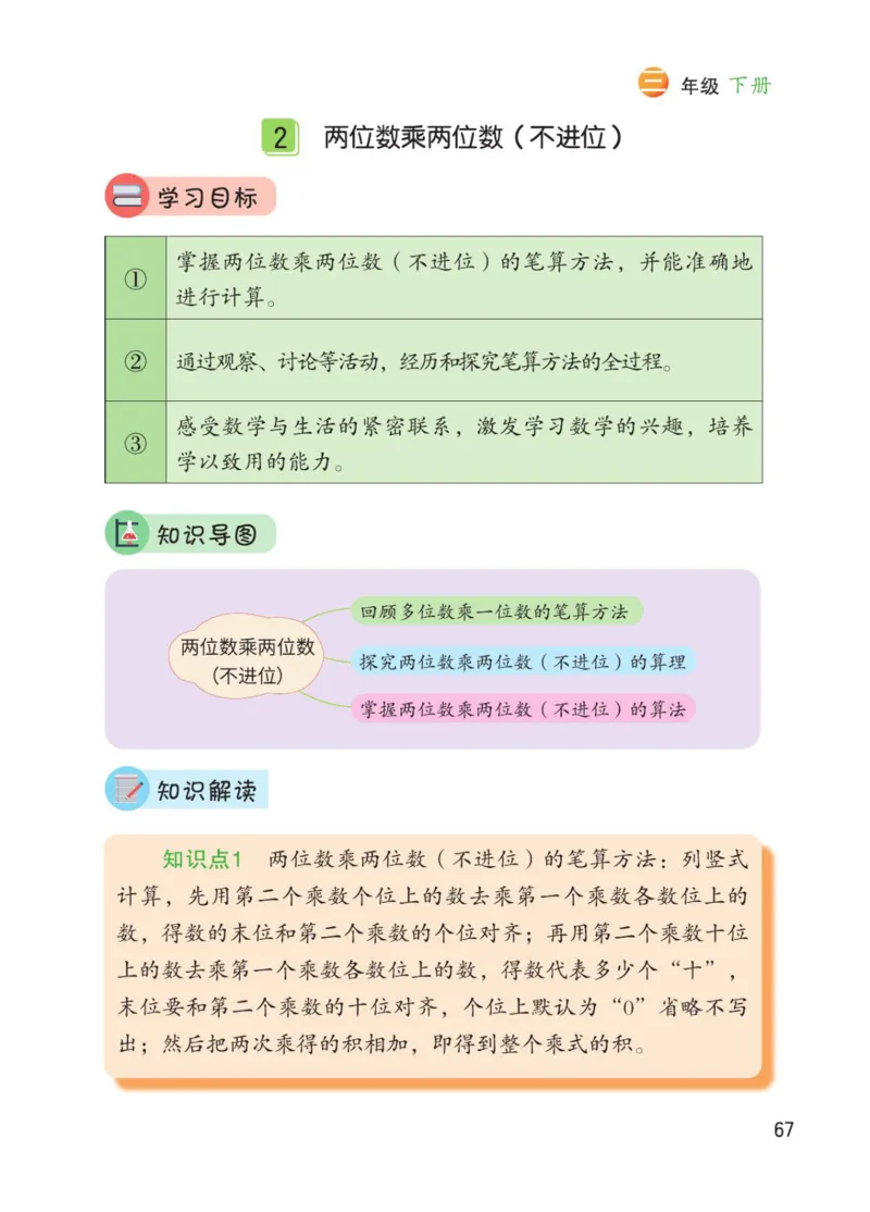 博小优课堂笔记三年级下册数学_小学《课堂笔记》数学语文英语1-6年级下册_小学数学《课堂笔记》1-6年级下册（26春）