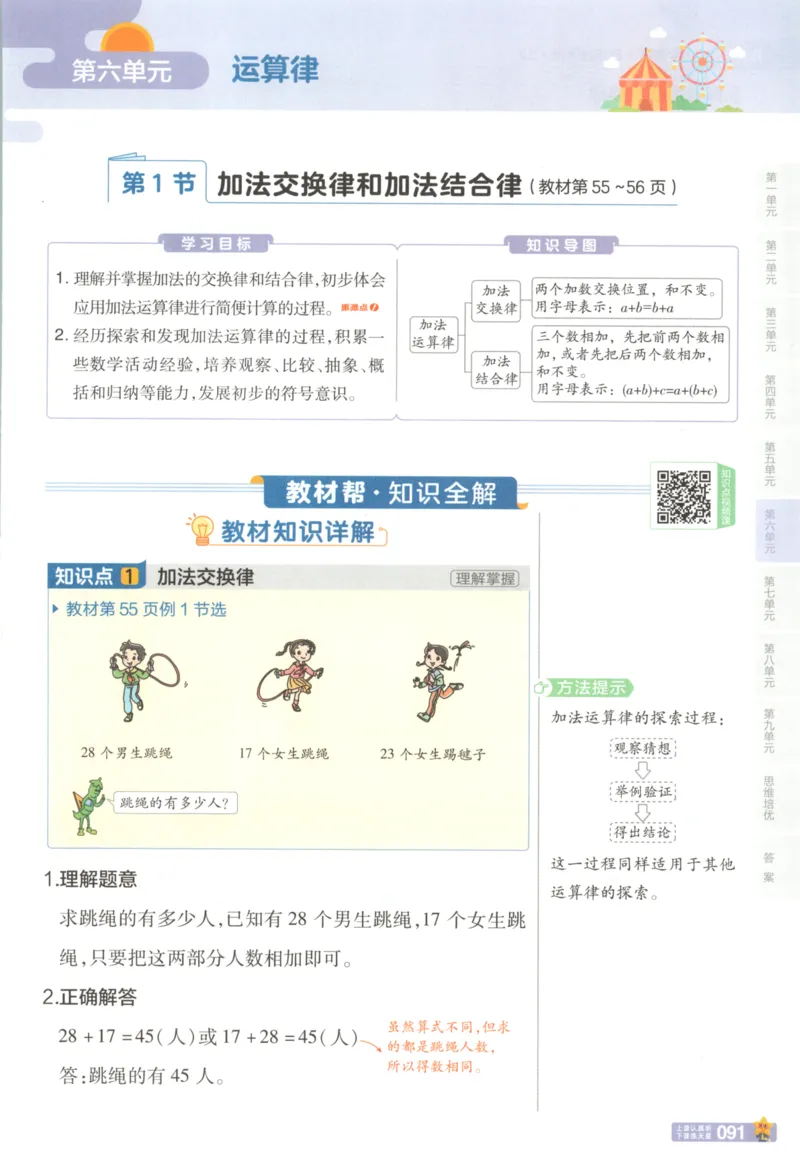 主书_2026春小学教辅大合集_5-26春《天星教育》系列_26春《教材帮》数学苏教版1-6下_26春苏教版数学四年级下册《教材帮》