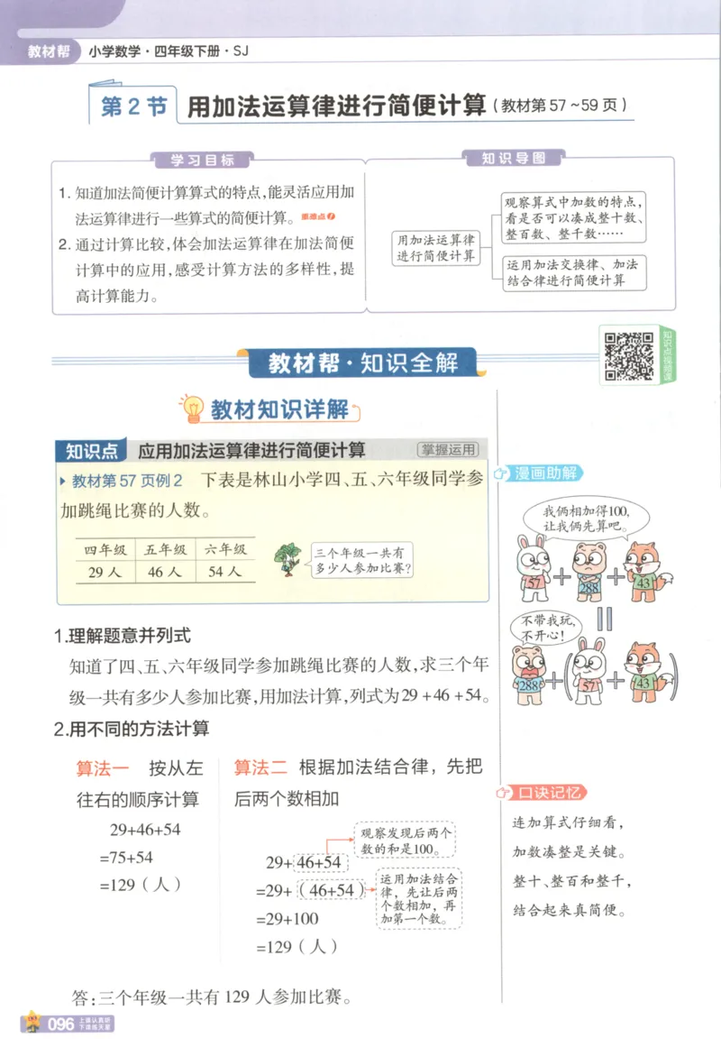 主书_2026春小学教辅大合集_5-26春《天星教育》系列_26春《教材帮》数学苏教版1-6下_26春苏教版数学四年级下册《教材帮》
