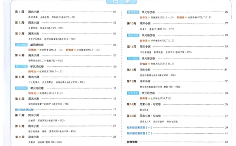 三下26春数学北师一本周末小测卷_周末预测小卷_2026《一本&bull;周末小测卷》（1-6年级下）（数学）（北师版）