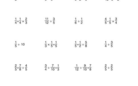 六年级（下）数学脱式计算专项练习_2026春小学专项训练专题
