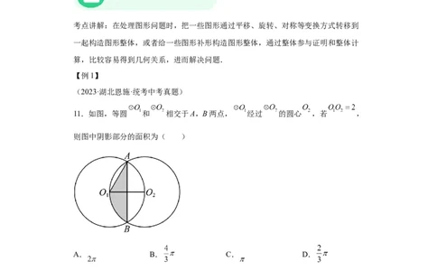 模块三思想全把握专题1整体思想2024年中考数学二轮专题复习训练（含解析）_中考复习资料_语数英物化_2数学中考复习_2024年中考复习资料_二轮复习