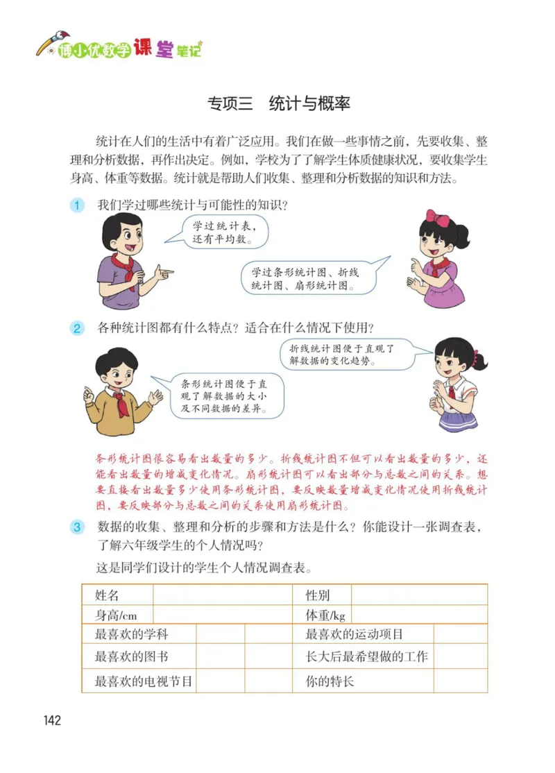 博小优课堂笔记六年级下册数学_2026春小学教辅大合集_3-26春《课堂笔记》系列_26春数学《课堂笔记》