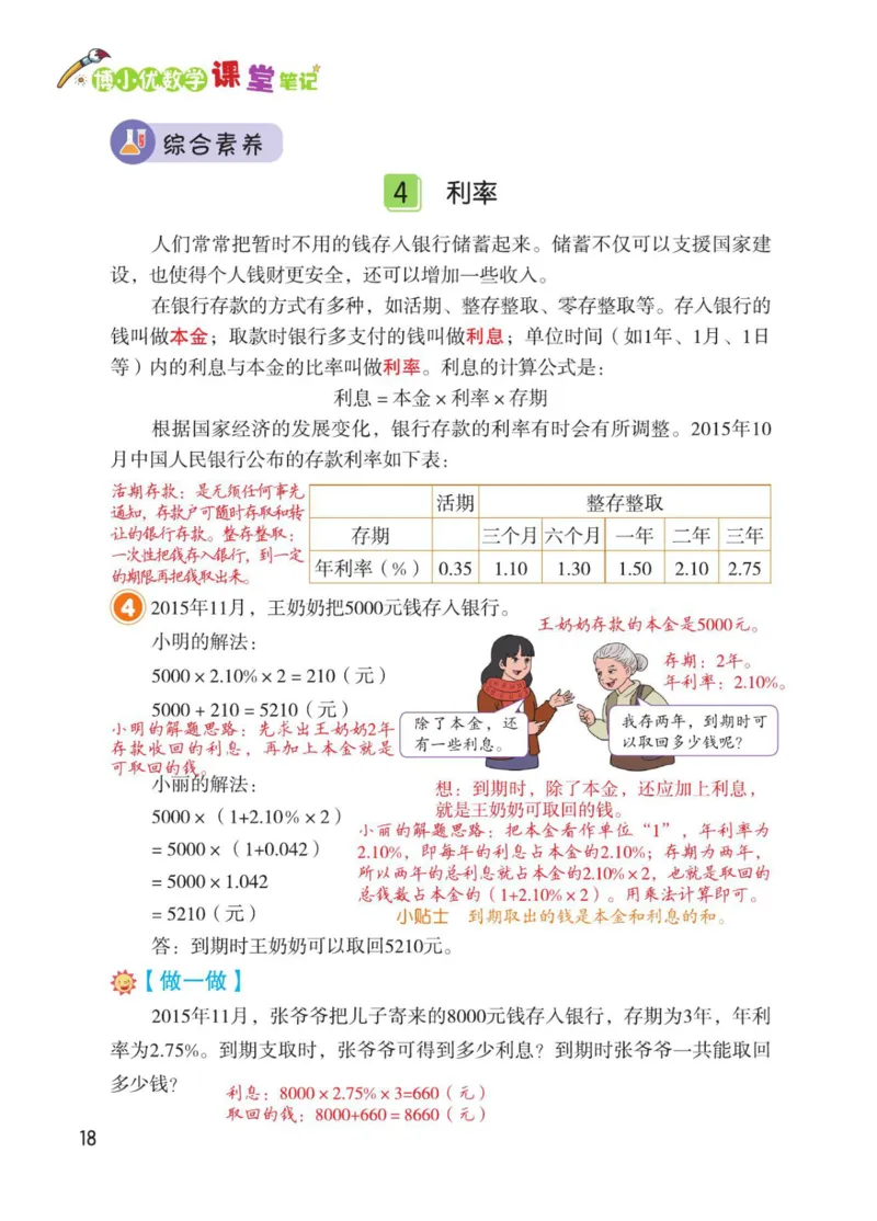博小优课堂笔记六年级下册数学_2026春小学教辅大合集_3-26春《课堂笔记》系列_26春数学《课堂笔记》