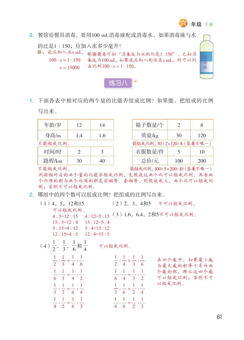 博小优课堂笔记六年级下册数学_2026春小学教辅大合集_3-26春《课堂笔记》系列_26春数学《课堂笔记》