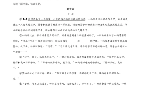 语文02（浙江卷）（全解全析）_中考复习资料_语数英物化_1语文中考复习_赠送：2025中考模拟题_2025年语文三模_语文02（浙江卷）-2025年中考第三次模拟考试