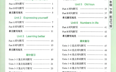 王朝霞英语活页3下人教_2026春小学教辅大合集_8-26春《王朝霞》系列_01.2026春WZX活页计算、活页默写语文、数学、英语人教1-6年下册_英语人教pep3-6