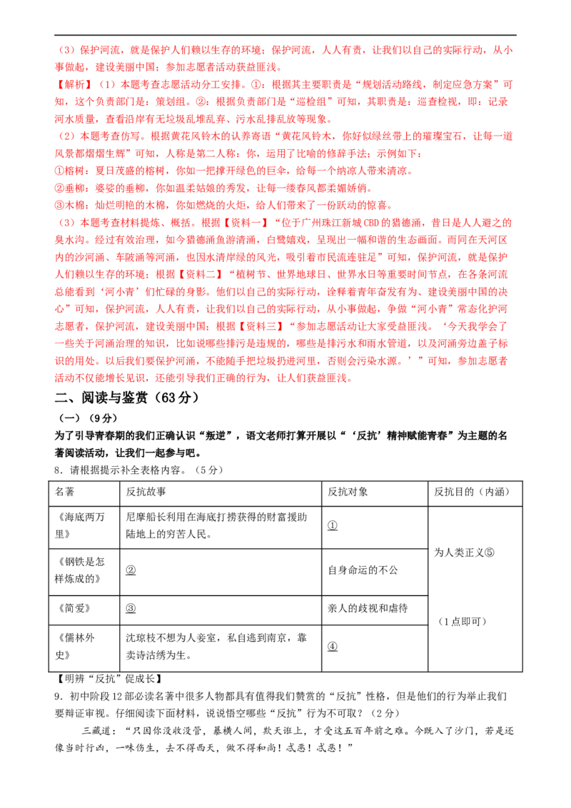 语文（无锡卷）（全解全析）_中考复习资料_语数英物化_1语文中考复习_赠送：2024中考模拟题_三模（40套）_语文（无锡卷）