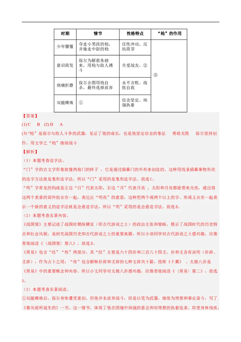 语文（上海卷）（全解全析）_中考复习资料_语数英物化_1语文中考复习_赠送：2025中考模拟题_2025年语文三模_语文（上海卷）-2025年中考第三次模拟考试