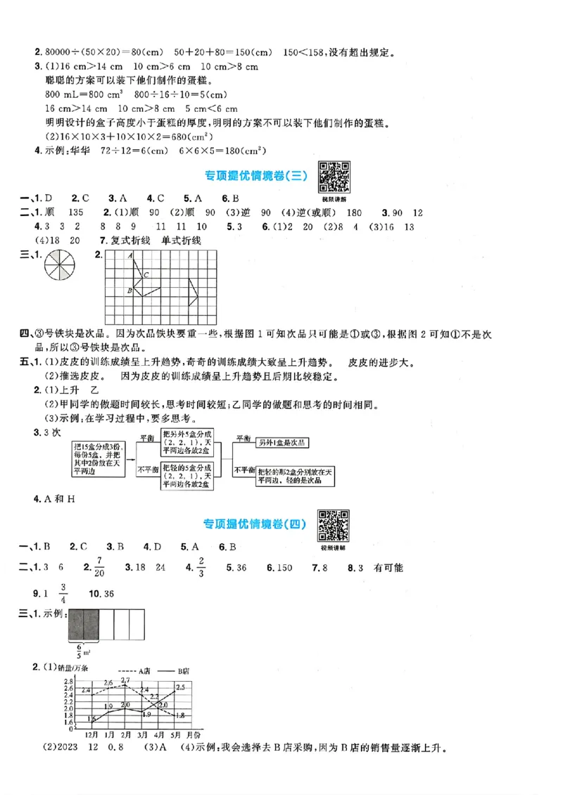 数学《阳光同学情境卷》（5年级下册）_2026春人教数学《阳光同学情景卷》