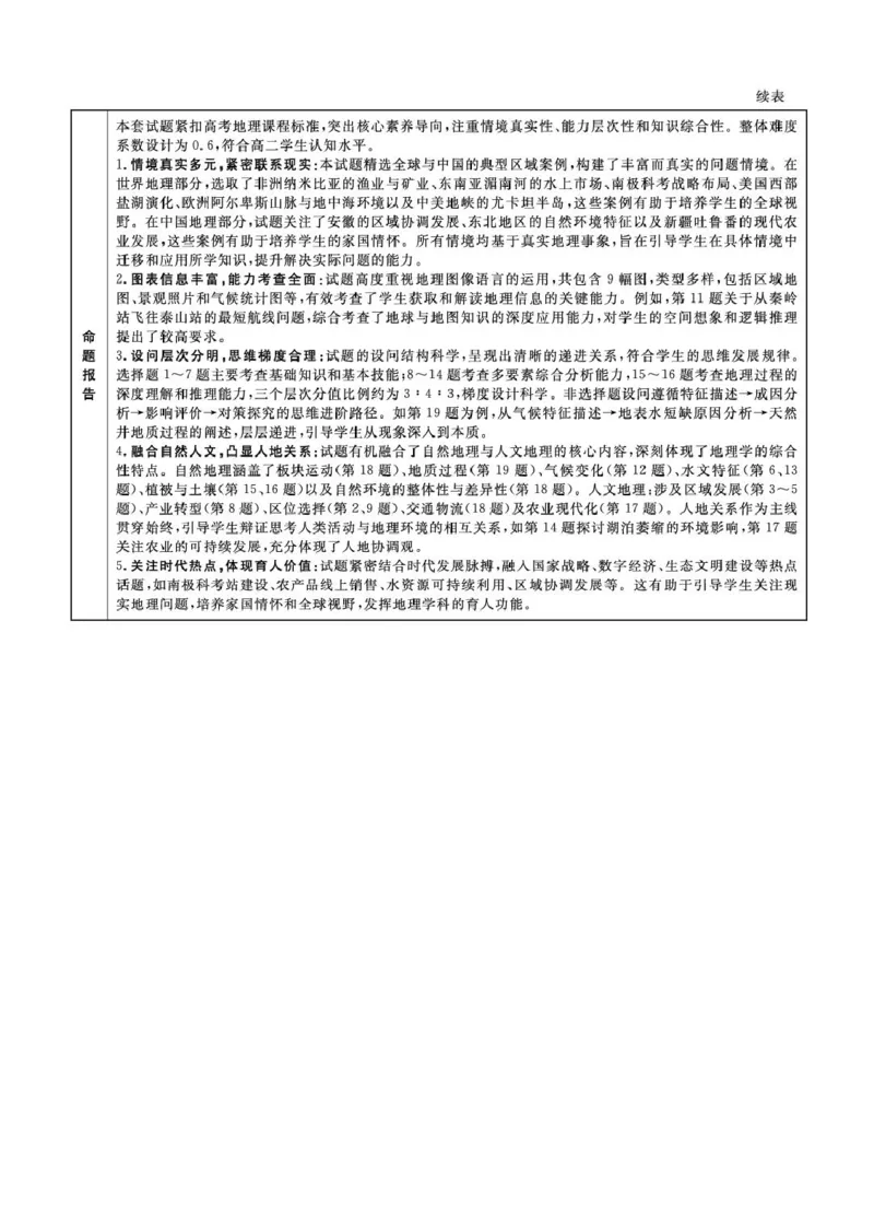 2025-2026学年度第二学期3月份辽宁名校联盟高二地理试卷及答案地理2026年辽宁高二3月联考答案_2026年03月高二试卷_260306辽宁省名校联盟2025-2026学年高二下学期开学测试