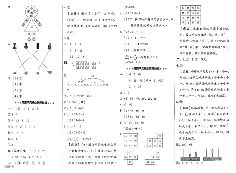 综合素质达标试卷_2026春小学教辅大合集_6-26春《典中点》系列_26春《典中点》数学北师版（完整版）_26春典中点一年级数学下（BS版）_2026春《典中点》数学北师版1下