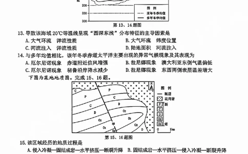 A类2025学年第一学期高二期末质量评价题库地理_2026年02月高二试卷_260208浙江省温州市2025-2026学年高二上学期期末（A卷+B卷）（全）_浙江省温州市2025-2026学年高二上学期期末试题A卷