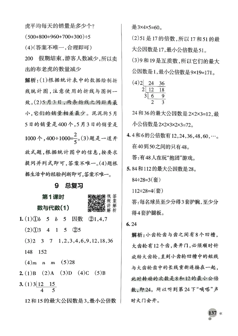 小学学霸作业本人教版五年级下册(参考答案)_2026春小学教辅大合集_18-26春《pass绿卡图书》小学学霸系列_《小学学霸作业本》_数学《小学学霸作业本》人教26春