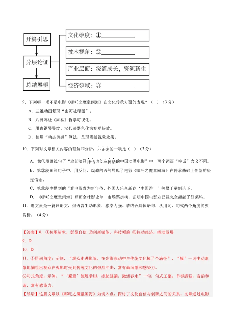 议论文阅读主题卷02：文化传承与创新发展（全国通用）（解析版）_中考复习资料_语数英物化_1语文中考复习_2026年中考复习（更新中）_2026年中考语文一轮复习讲练测（全国通用）
