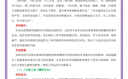 第5讲跟着课文学衬托手法-备战2026年中考语文作文之跟着课文学写作（全国通用）_中考复习资料_语数英物化_1语文中考复习_2026年中考复习（更新中）_专题一：写作手法