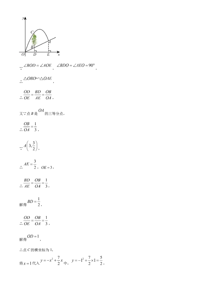 精品解析：2024年青海省中考题数学试题（解析版）_new_中考复习资料_语数英物化_2数学中考复习_2025中考复习资料_中考真题（近三年）_2024中考数学真题