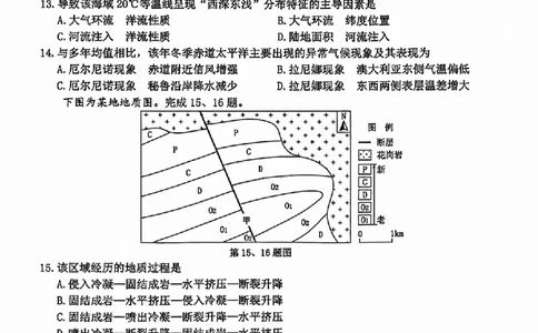 B类2025学年第一学期高二期末质量评价题库地理_2026年02月高二试卷_260208浙江省温州市2025-2026学年高二上学期期末（A卷+B卷）（全）_浙江省温州市2025-2026学年高二上学期期末试题B卷