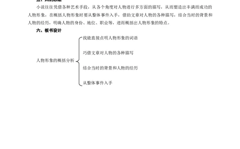 语文中考小说人物形象的概括分析专题复习教学设计_中考复习资料_语数英物化_1语文中考复习_2025年中考资料_备考2025中考语文二轮专项复习课件+教案+导学案