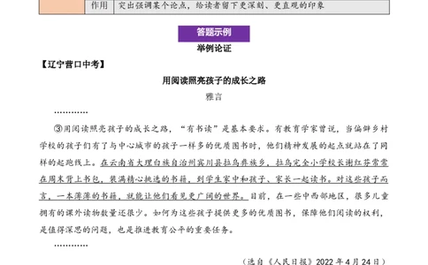 议论性文章第9问原卷版-备战2026中考语文阅读文法剖析演练_中考复习资料_语数英物化_1语文中考复习_2026年中考复习（更新中）_备战2026中考语文阅读文法剖析演练